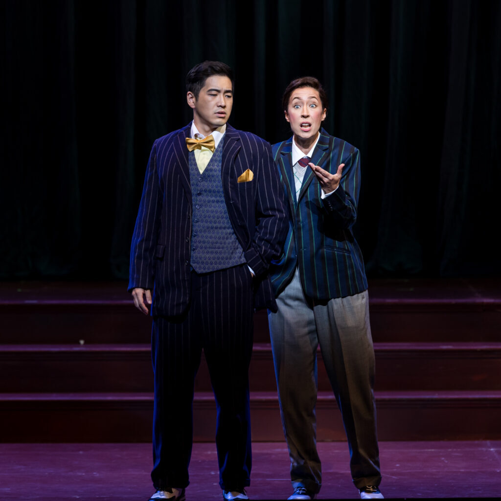 Nicklausse in Les Contes D'Hoffmann with Tenor Kang Wang (photo: Bruce Bennett for Palm Beach Opera)