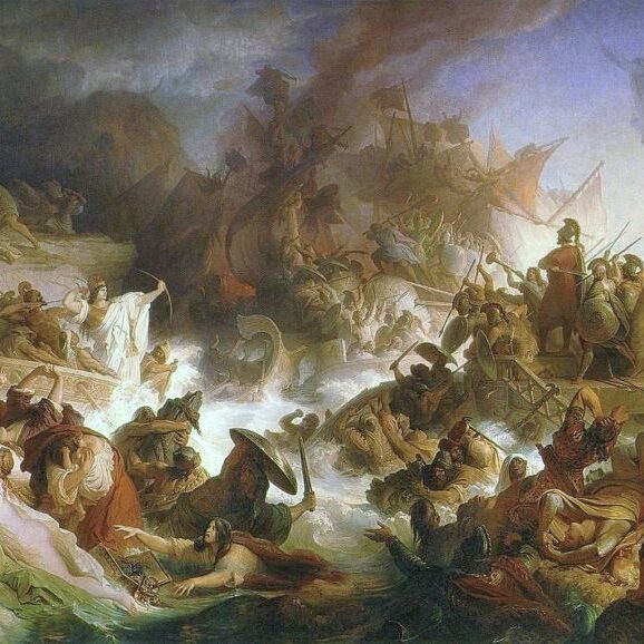 HAYMARKET_TheBattleofSalamisbyWilhelmvonKaulbach1868-1024x578